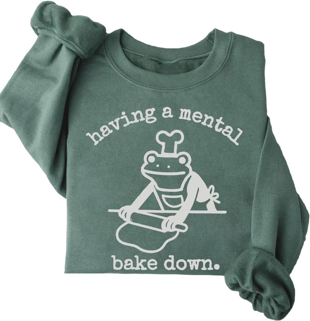 

Толстовка с принтом "Having A Mental Bake Down" и смешной лягушкой-поваром Batclock