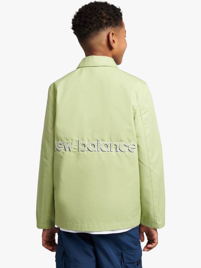 Детская премиум куртка Coach с водоотталкивающей пропиткой New Balance, Everglade Green — фото 3