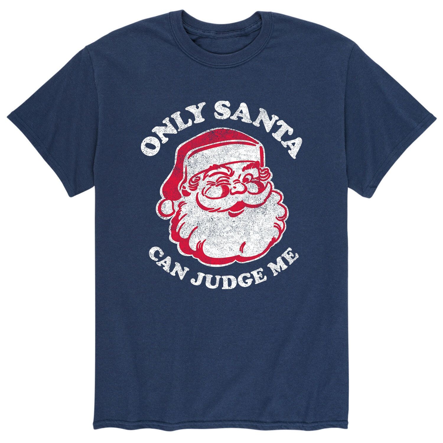

Мужская футболка Only Santa Can Judge Me Licensed Character