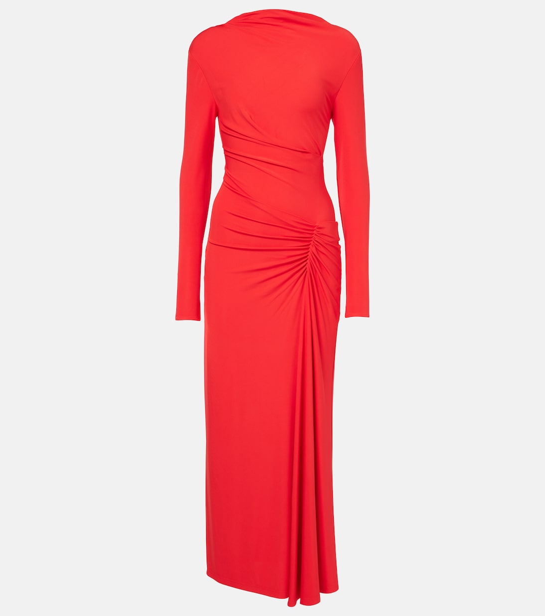 

Платье макси Ferrera со сборками Simkhai, Firey Red
