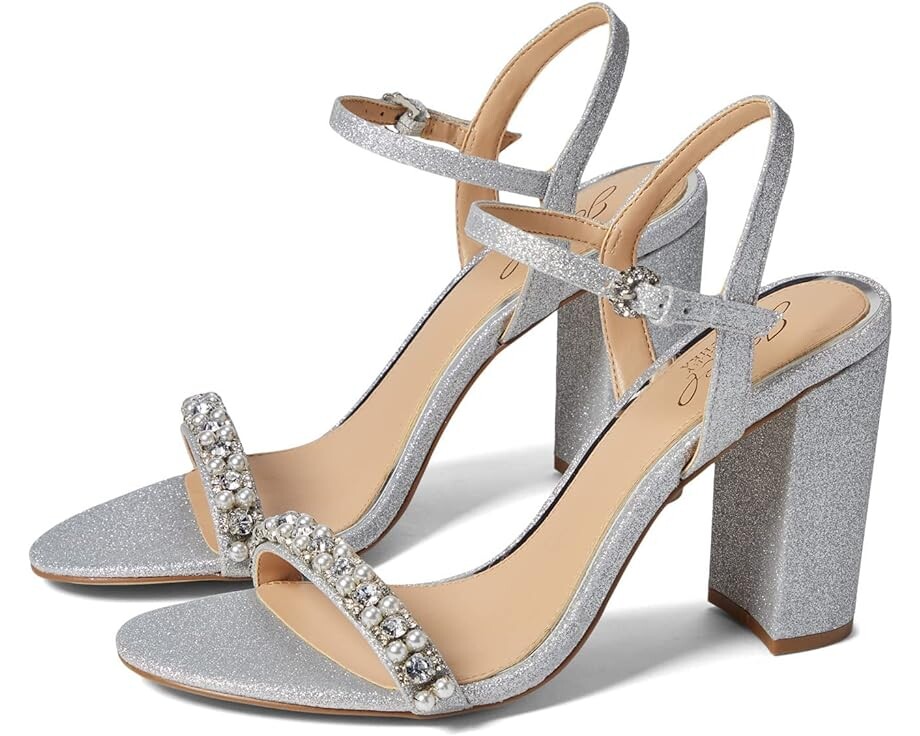 

Туфли Jewel Badgley Mischka Dee, серебряный