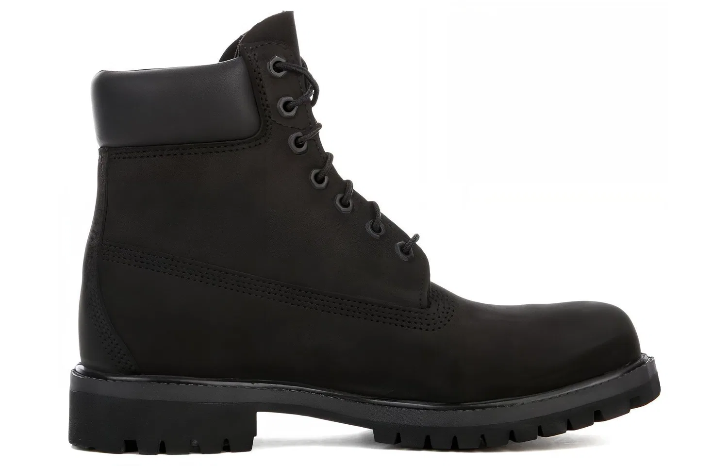 Ботинки водонепроницаемые Timberland 6 Inch Premium Black Nubuck — фото 3