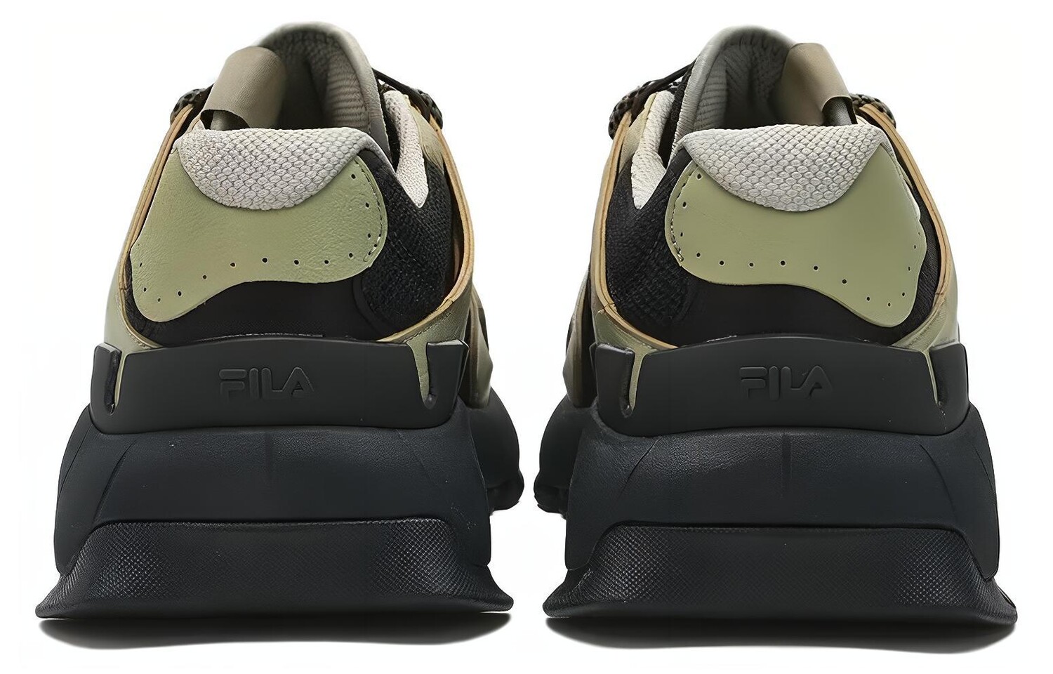 Мужские массивные кроссовки FILA, Black/Yellow — фото 3