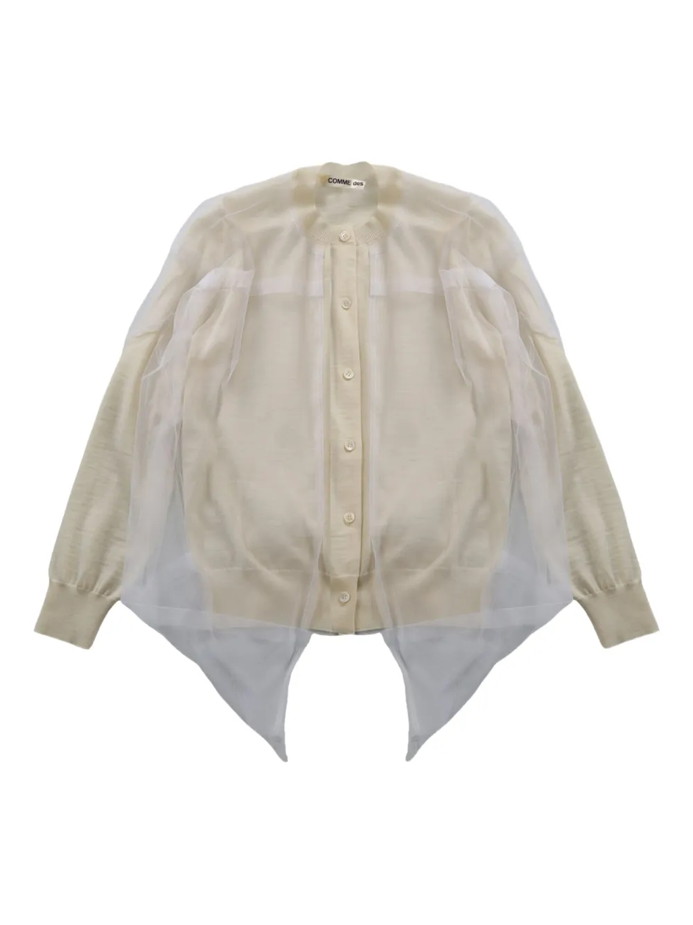 

Многослойная рубашка COMME DES GARCONS, нейтральный