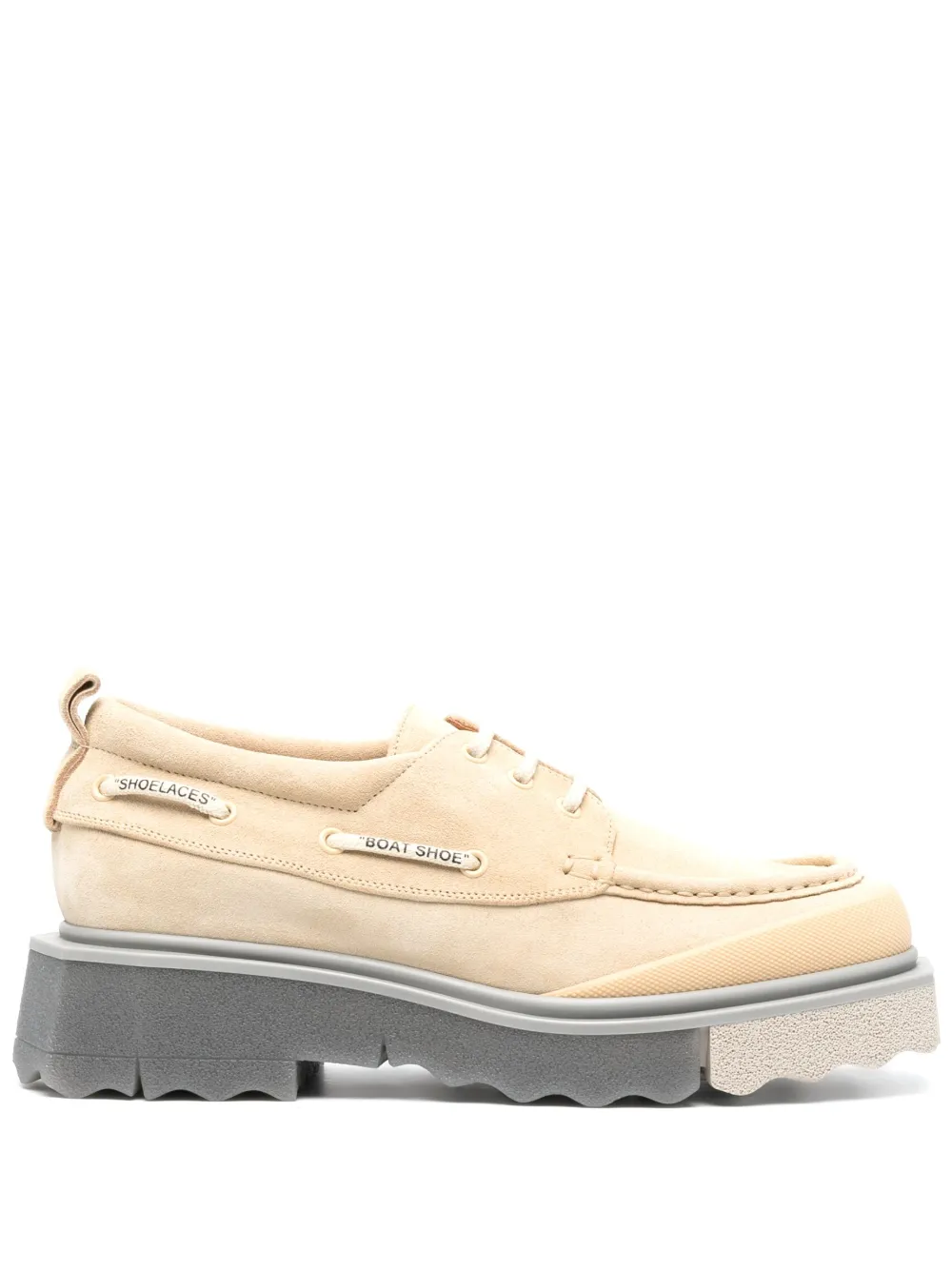 

Лоферы на шнуровке OFF-WHITE, нейтральный