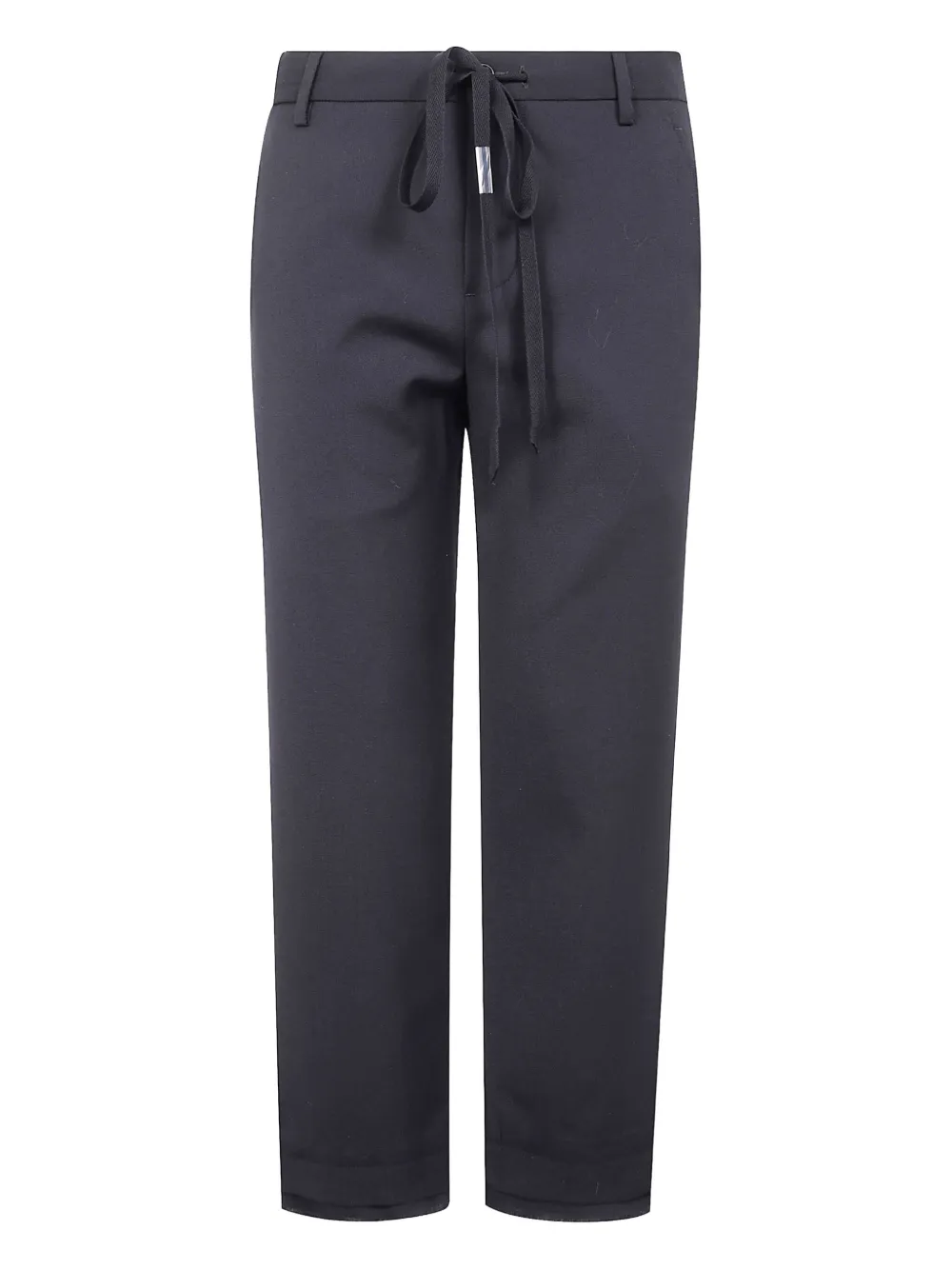 

Прямые брюки с кулиской Ann Demeulemeester, черный