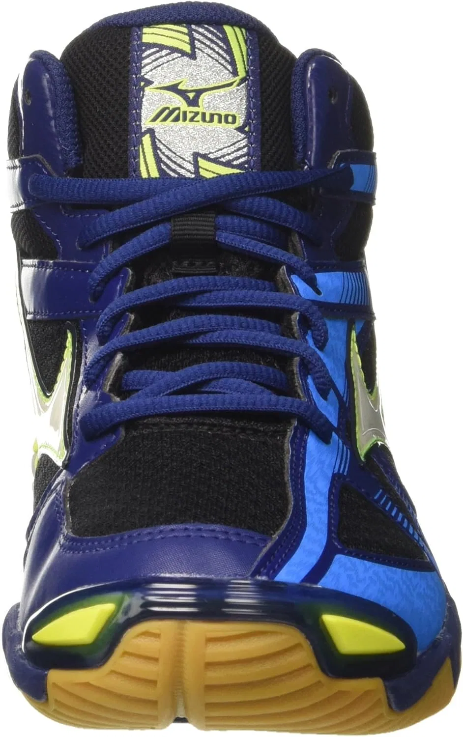 Мужские волейбольные кроссовки Mizuno Wave Bolt Mid, Multicoloured Black White Bluedepths — фото 2