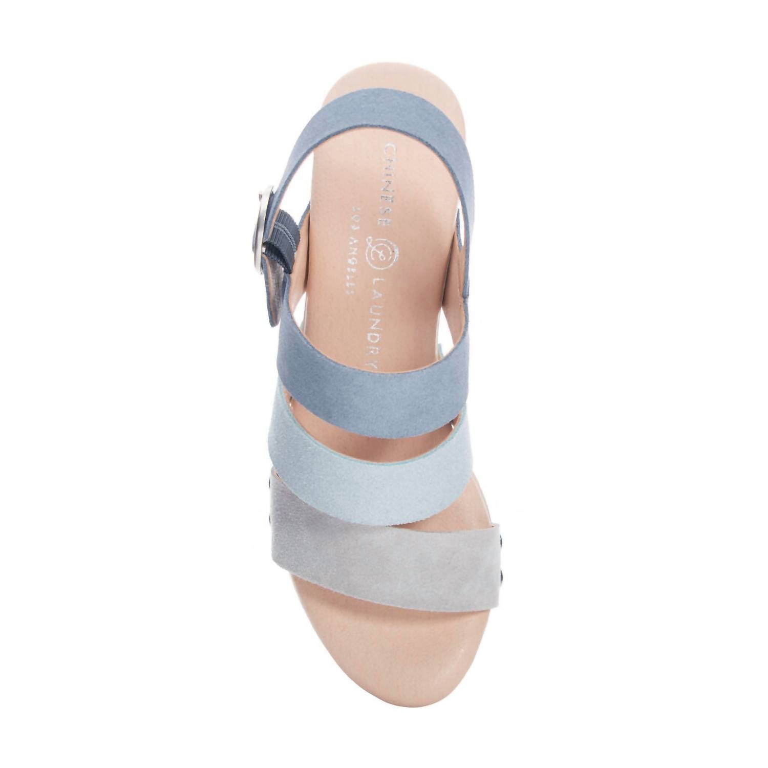 Босоножки Cher Fenny Platform Sandal In Blue Multi CHINESE LAUNDRY — фото 4