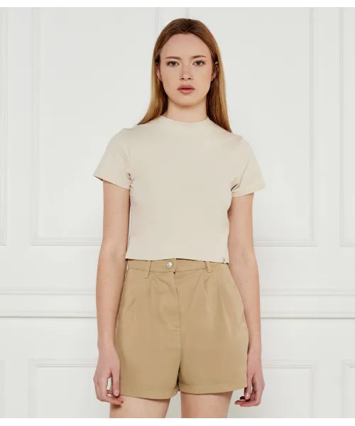 

Футболка Cropped fit Calvin Klein Jeans, бежевый