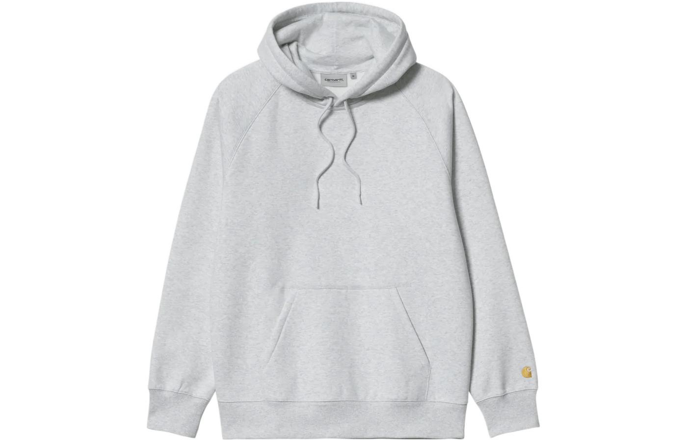 

Худи из хлопка с вышитым логотипом Chase Carhartt WIP, светло-серый
