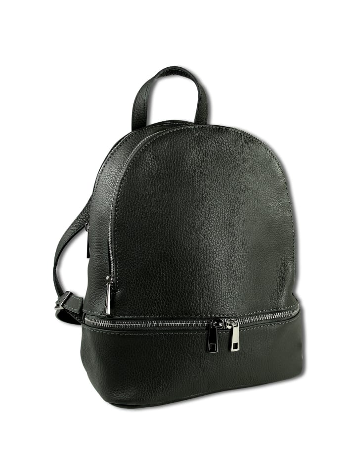 

Рюкзак Toscanto Cityrucksack Leder grau ca. 32cm