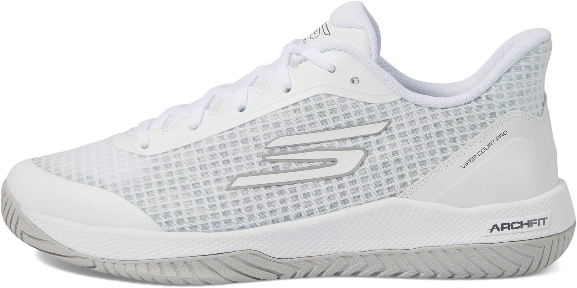 Кроссовки SKECHERS Pickleball Viper Court Pro Sneaker, белый — фото 4