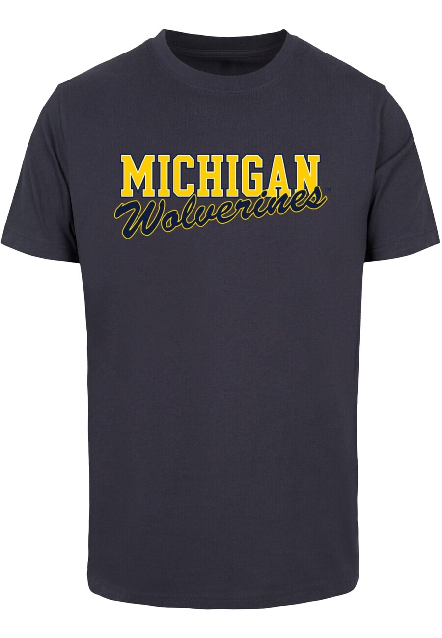 

Футболка Merchcode MICHIGAN WOLVERINES, морской синий/темно-синий