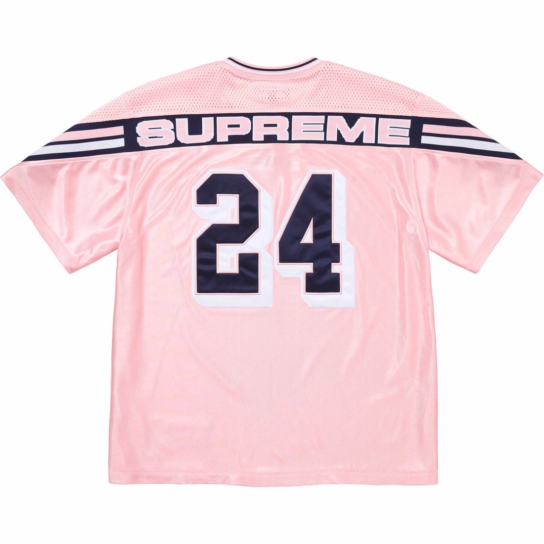 Футболка Jacquard Rib Football Jersey Supreme, черный — фото 4