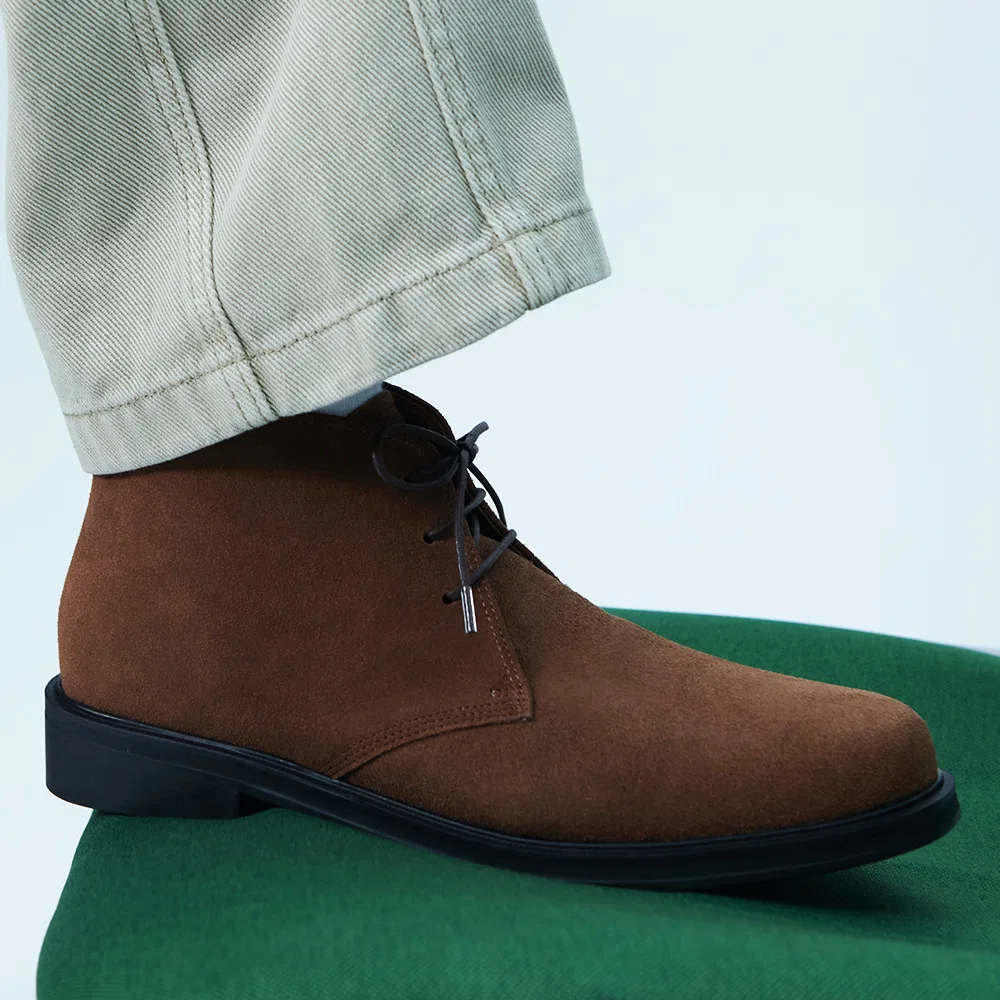 Мужские замшевые ботинки Firenze.A Second.A Basic Chukka, коричневые