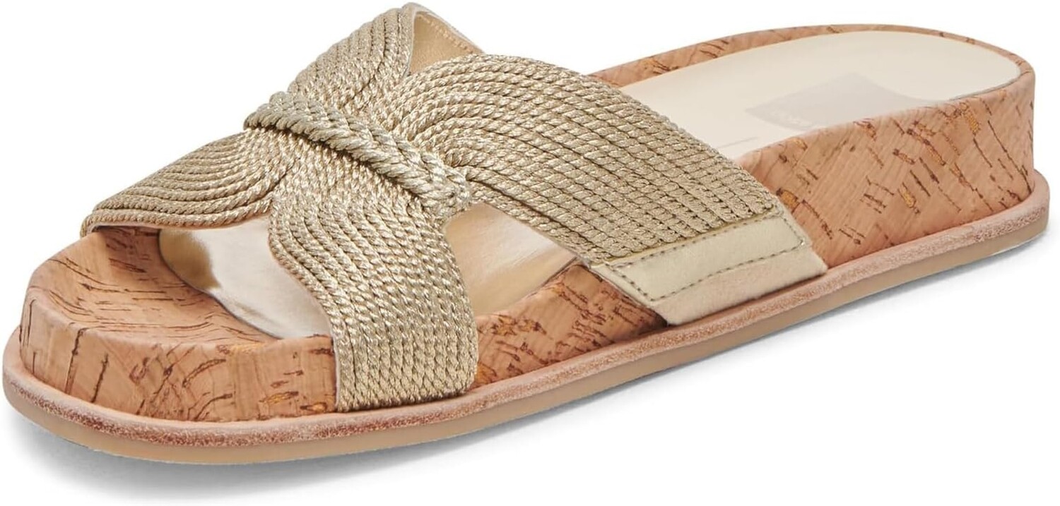 

Сандалии Dolce Vita Selda, цвет Gold Raffia