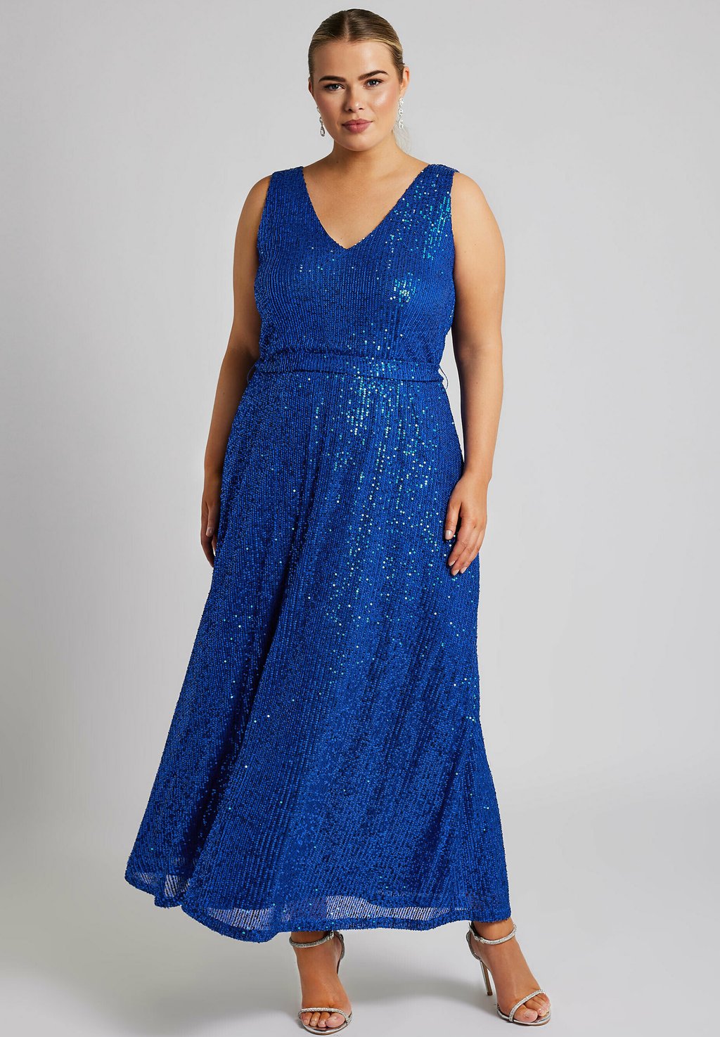 

Платье SEQUIN V-NECK Yours Clothing, синий