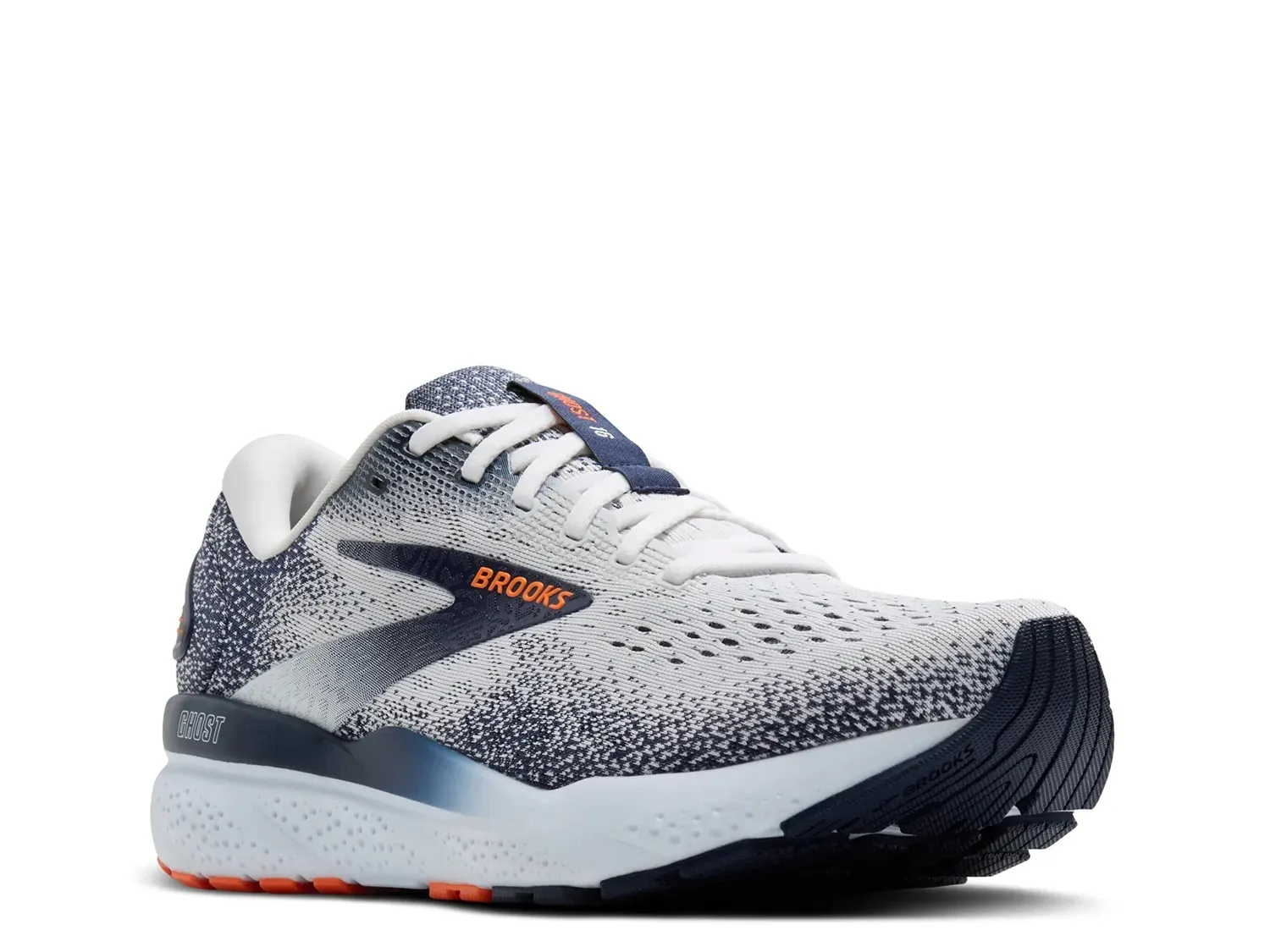

Кроссовки для бега Brooks Ghost 16 — мужские, белые/синие