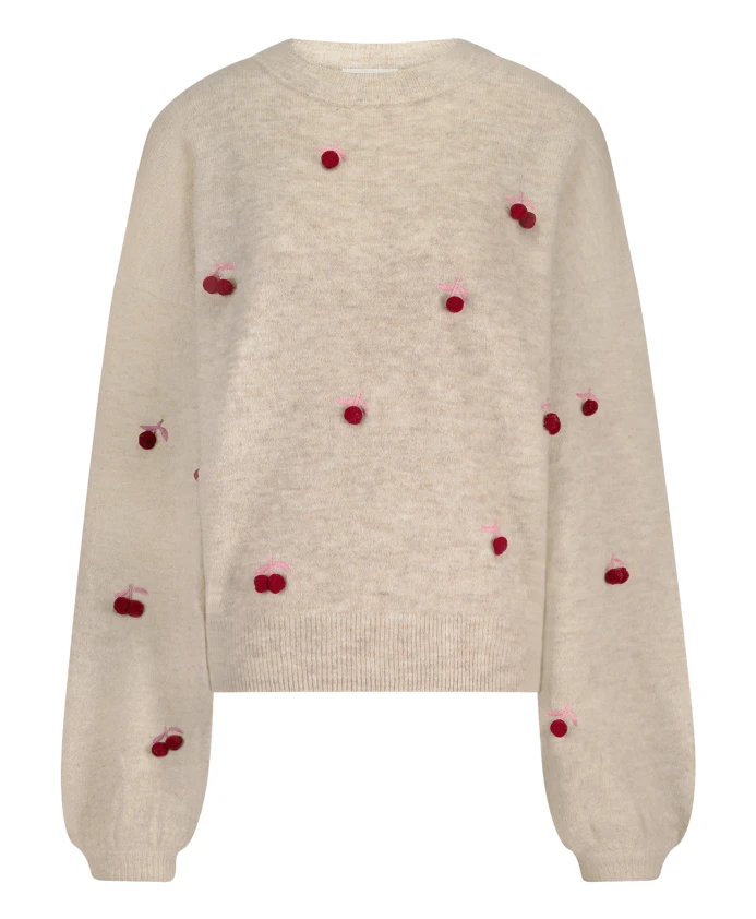 

Пуловер Линда вишневого цвета Fabienne Chapot, бежевый