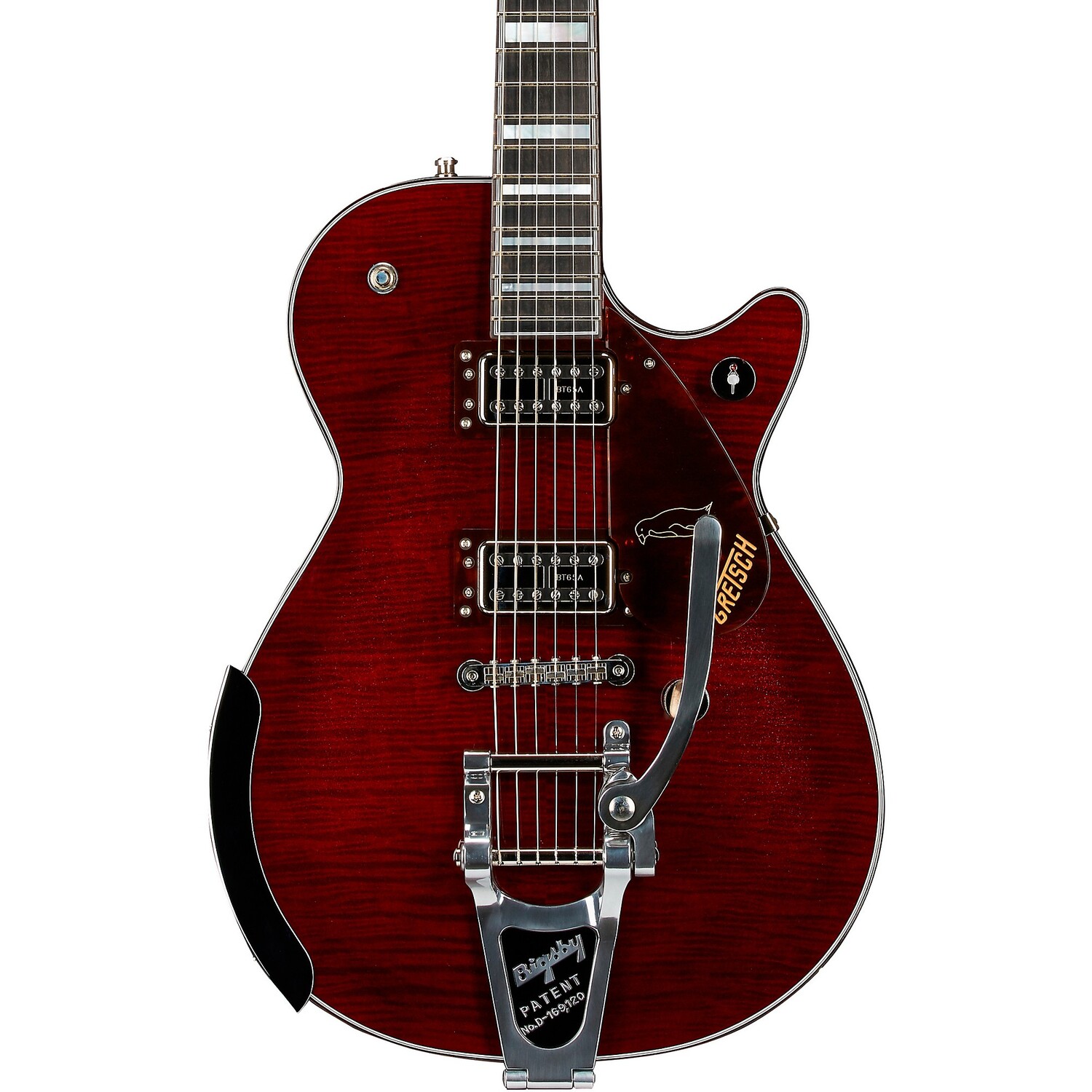 

Gretsch Guitars G6134TFM-NH Nigel Hendroff Signature Penguin Электрогитара Dark Cherry Metallic Flame