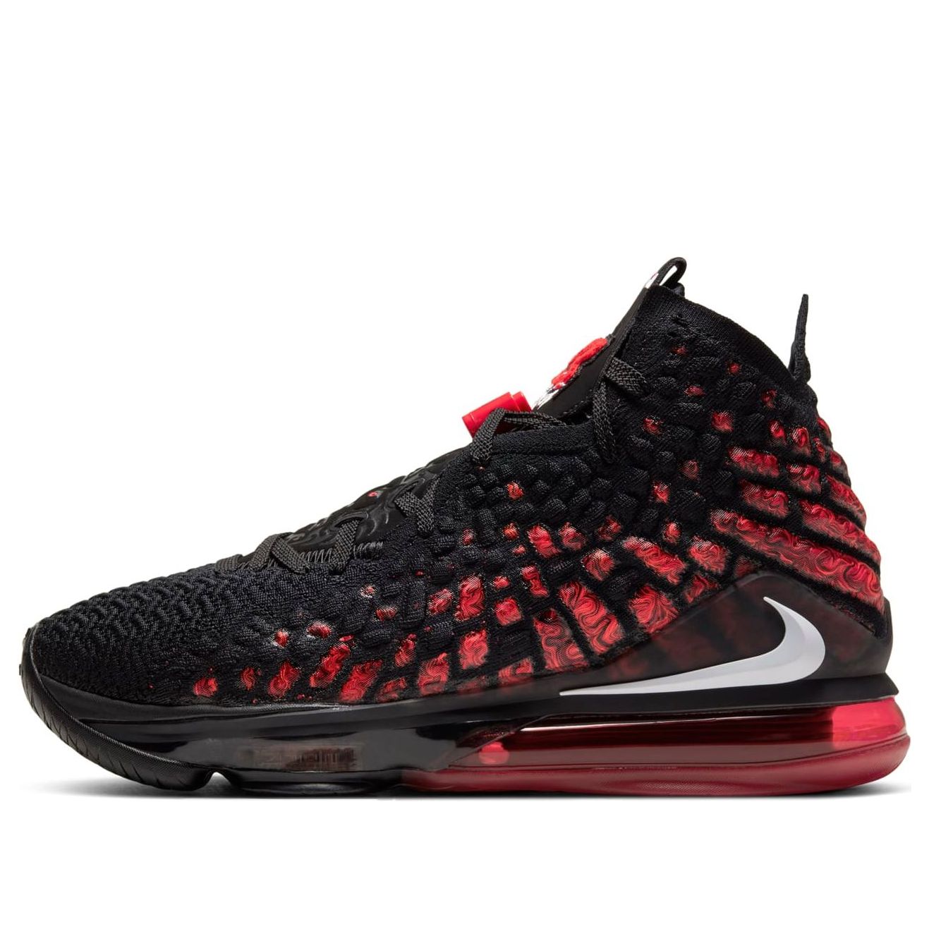 

Кроссовки Nike LeBron 17 EP 'Infrared VI 'Black White University Red' BQ3178-006, красный