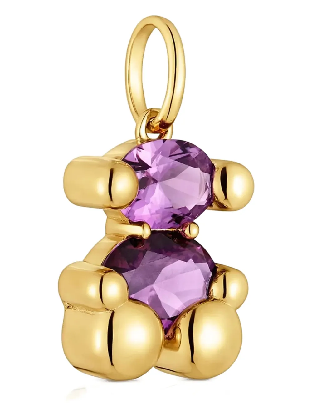 

Аметистовое ожерелье Bold Bear TOUS, золотой