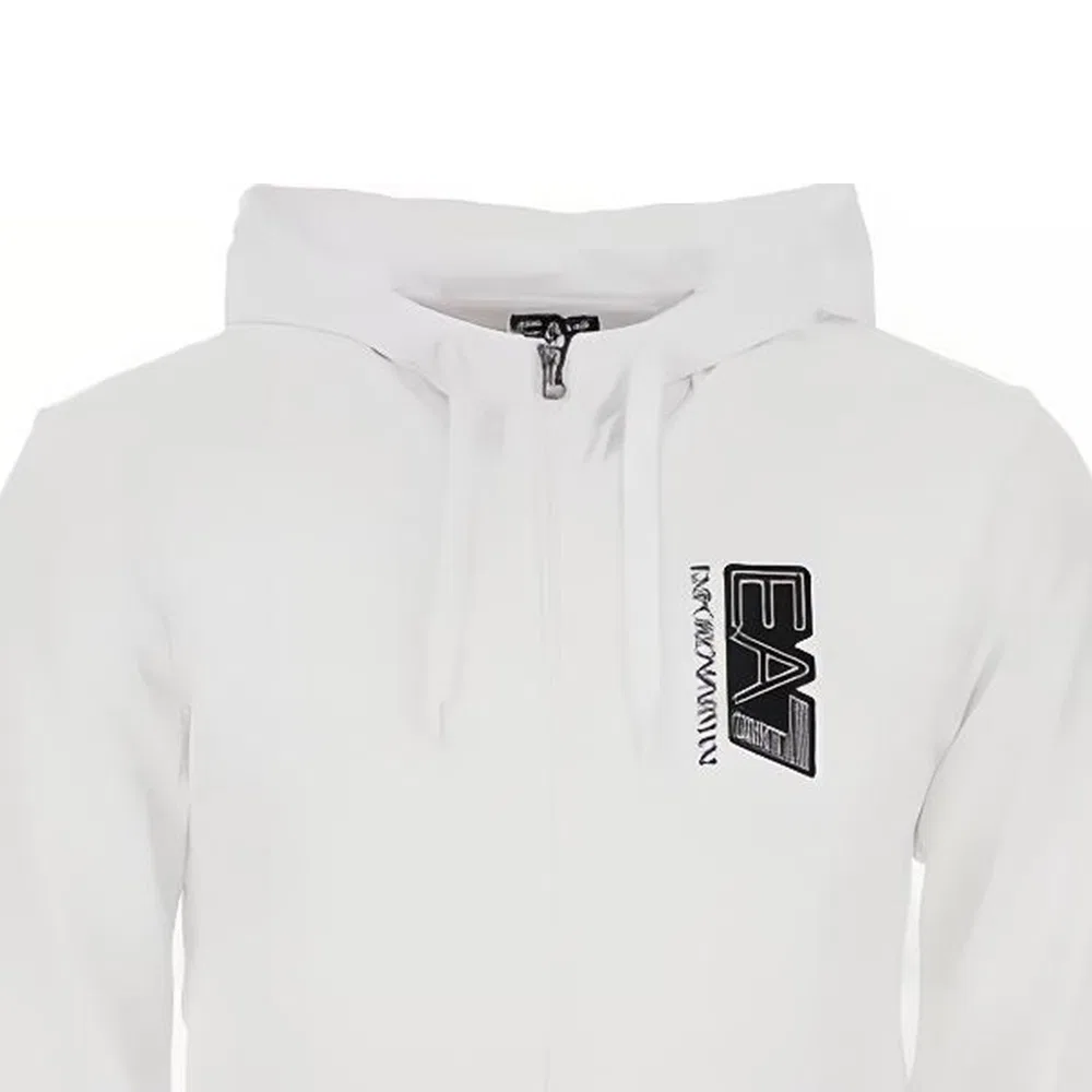 Толстовка EA7 SS23 мужская White EMPORIO ARMANI — фото 3