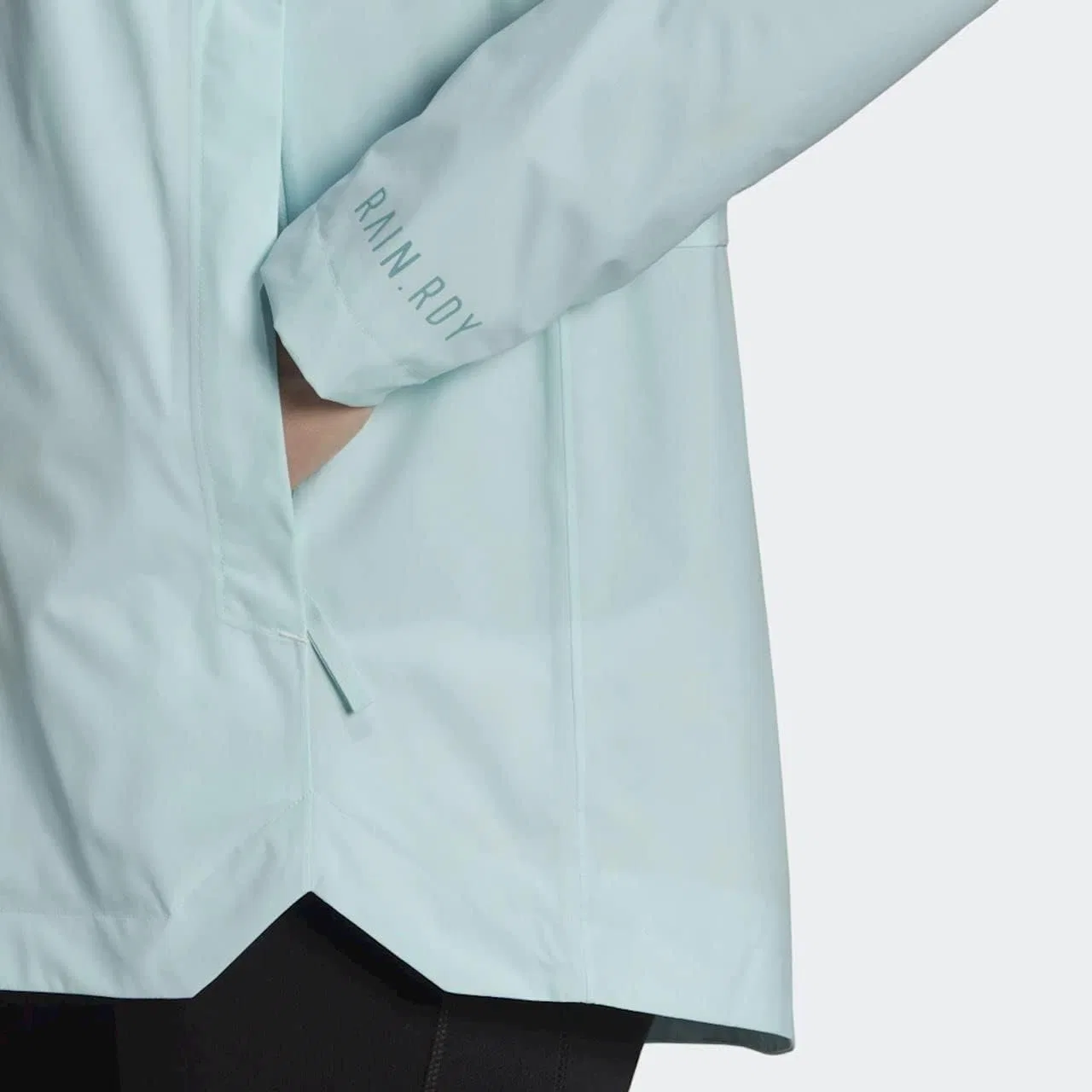 Женская куртка RAIN.RDY adidas Halo Mint — фото 4