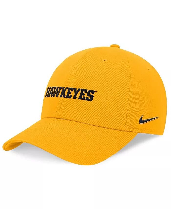 

Мужская регулируемая кепка Iowa Hawkeyes 2024 цвета золотого цвета для полевого клуба Nike, золотой