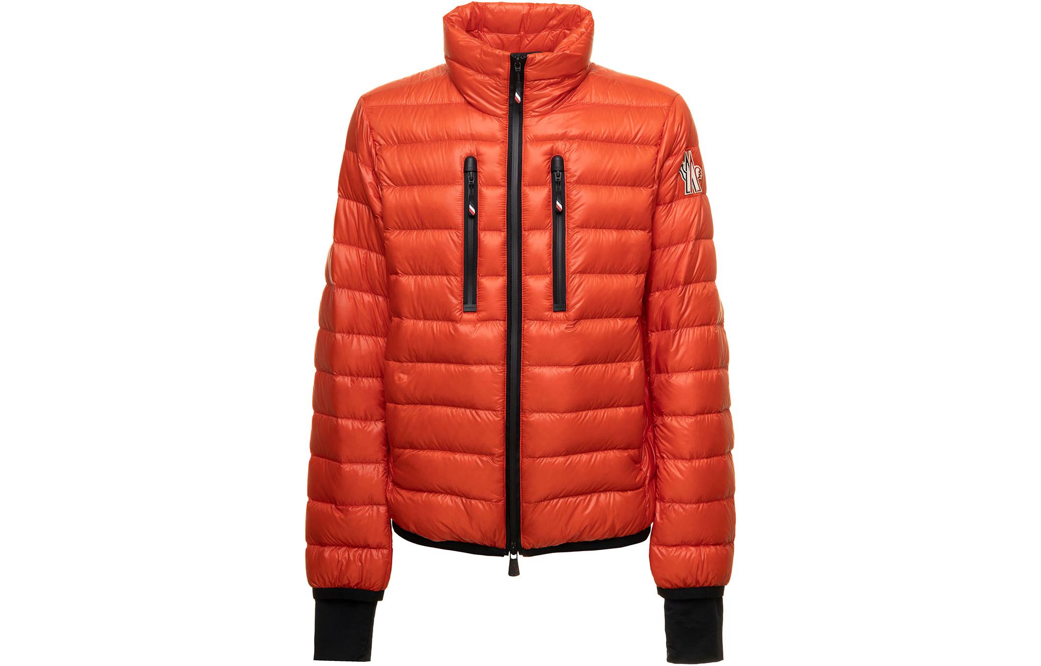 

Moncler Grenoble Куртка с логотипом на нашивке, Red