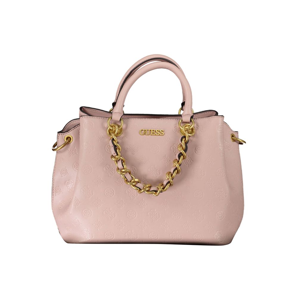 

Розовая полиэтиленовая сумочка Guess Shoes