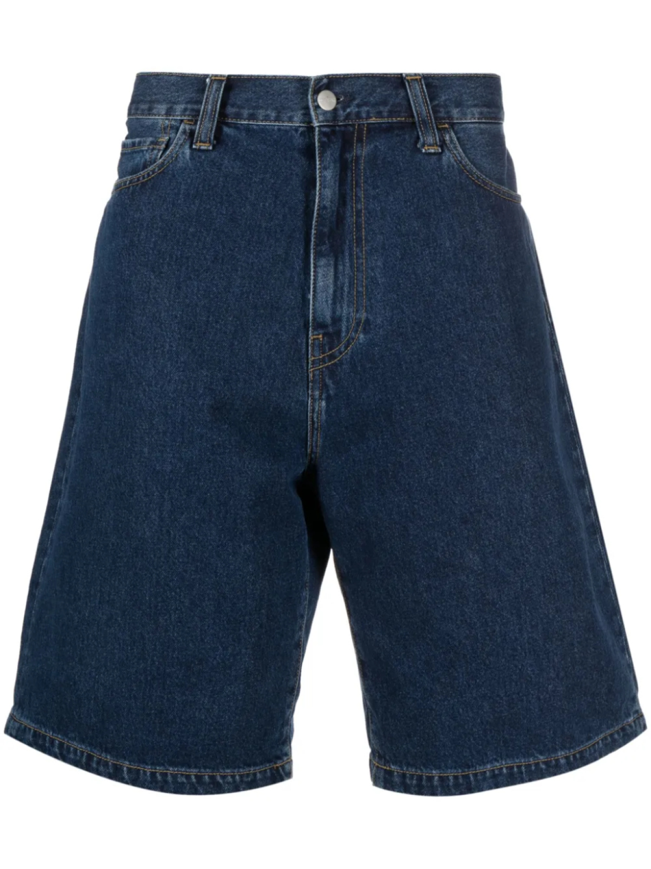 

Джинсовые шорты с нашивкой-логотипом Carhartt WIP, синий