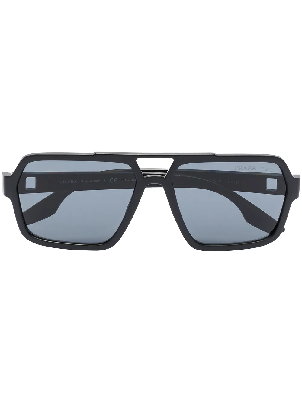 

Солнцезащитные очки-авиаторы Linea Rossa Prada Eyewear, черный