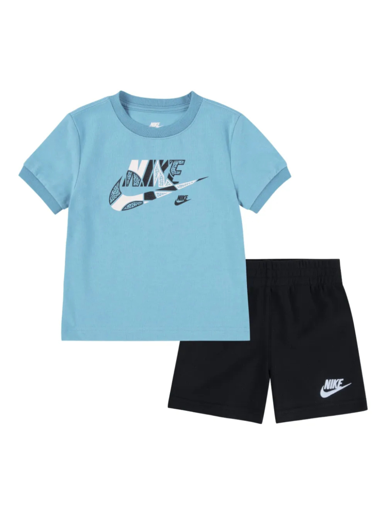 

Комплект шорт с логотипом Nike Kids, черный
