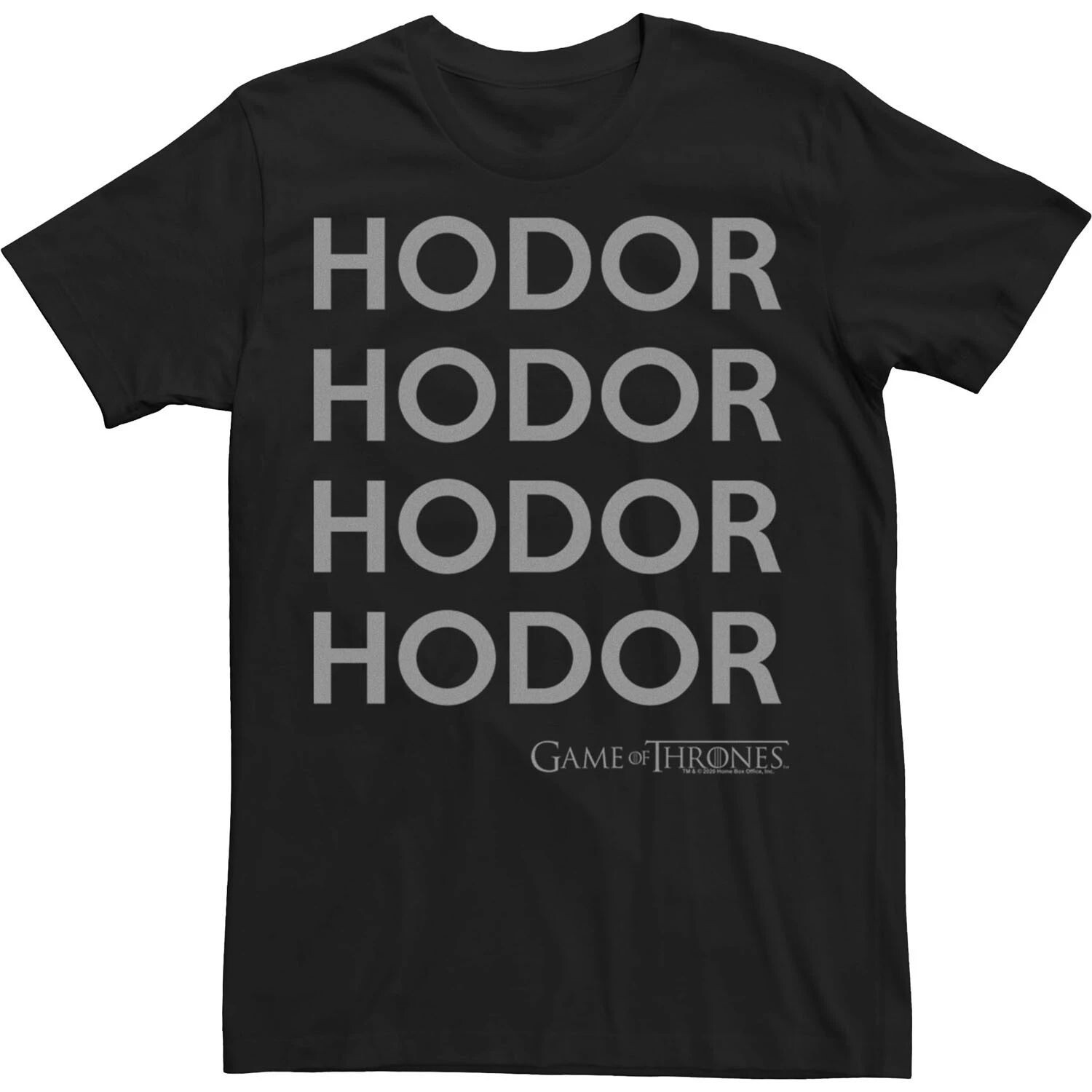 

Мужская футболка с надписью Game Of Thrones Hodor Licensed Character