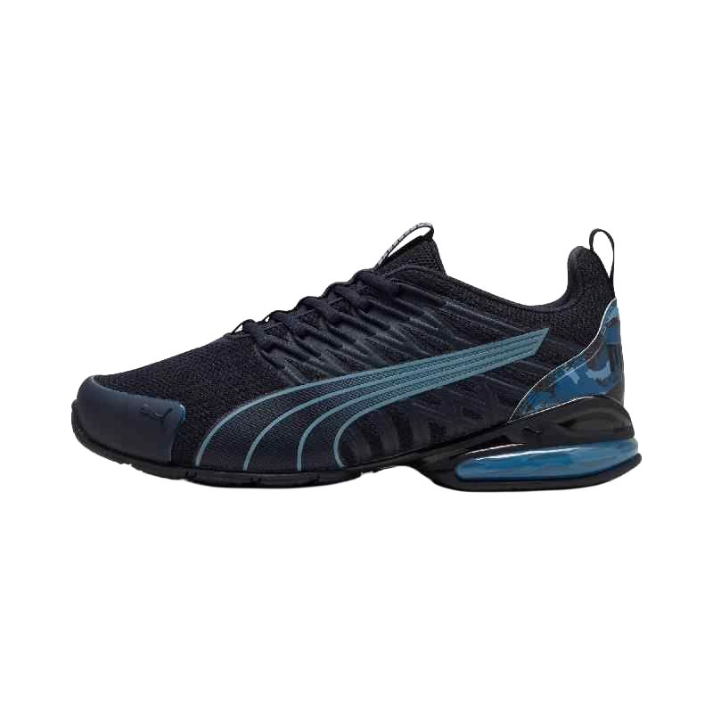 PUMA Кроссовки для бега Voltaic Evo, износостойкие, низкие, мужские, черно-синие