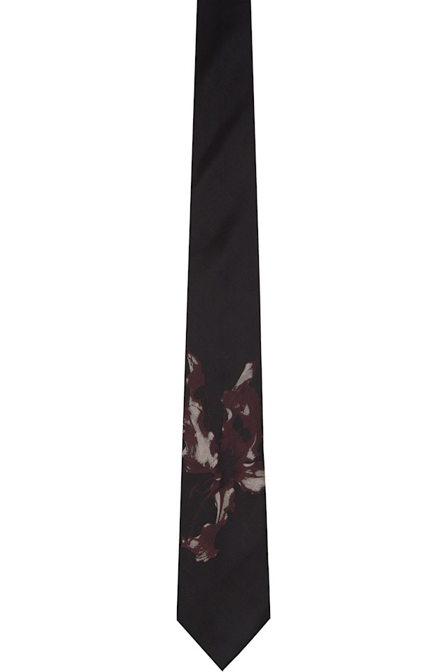 

Dries Van Noten Галстук с цветочным узором