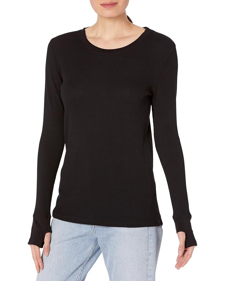 

Футболка Mod-o-doc Cotton Modal Thermal Crew Neck, черный