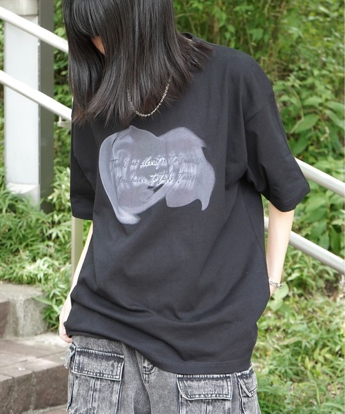 

Футболка с коротким рукавом, оверсайз, с графическим принтом, унисекс, бренд ILL'S, черный