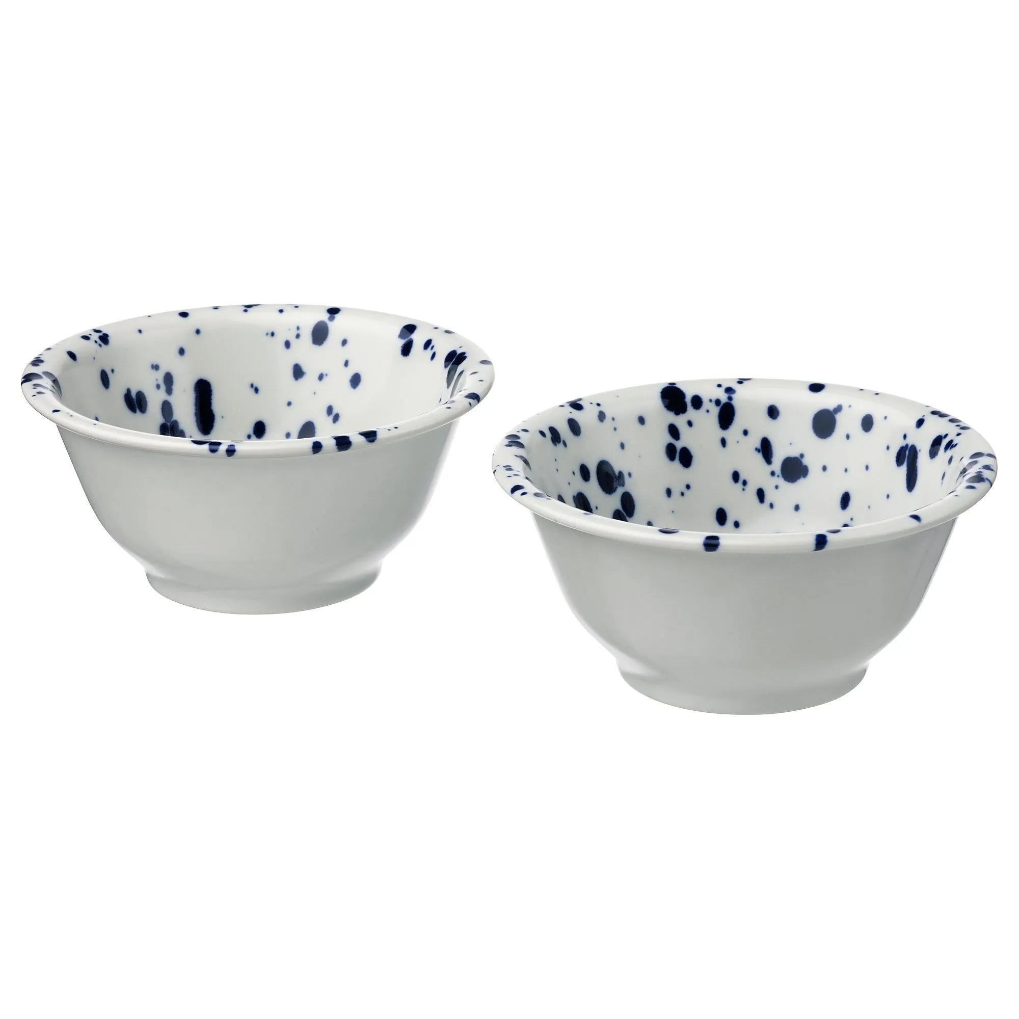 

Набор мисок, с рисунком, синий, 14 см, 2 шт. SILVERSIDA IKEA