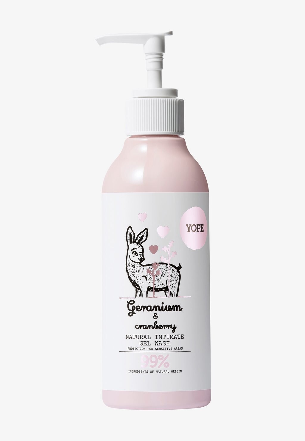 

Гель для душа Natural Intimate Wash Yope, цвет geranium & cranberry