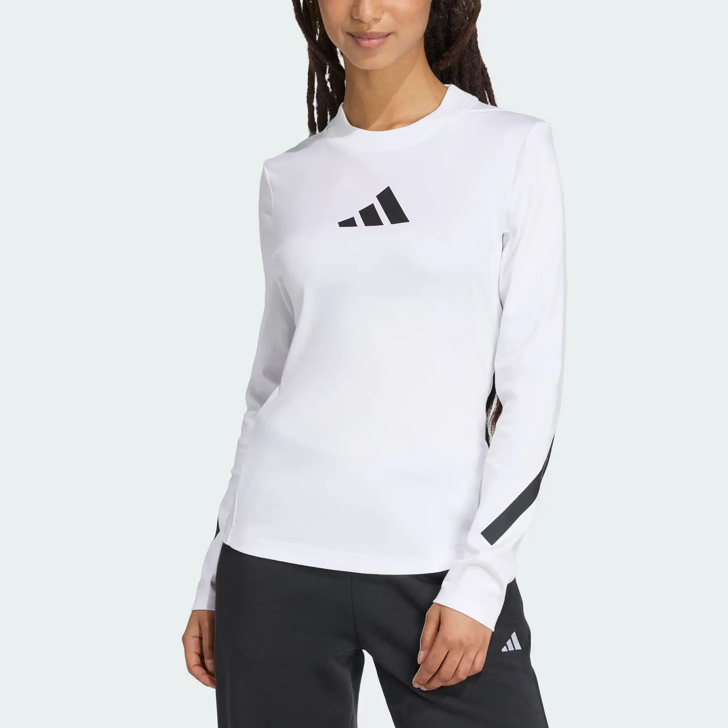 Футболка True Healing Series женская Adidas, белый/черный — фото 3