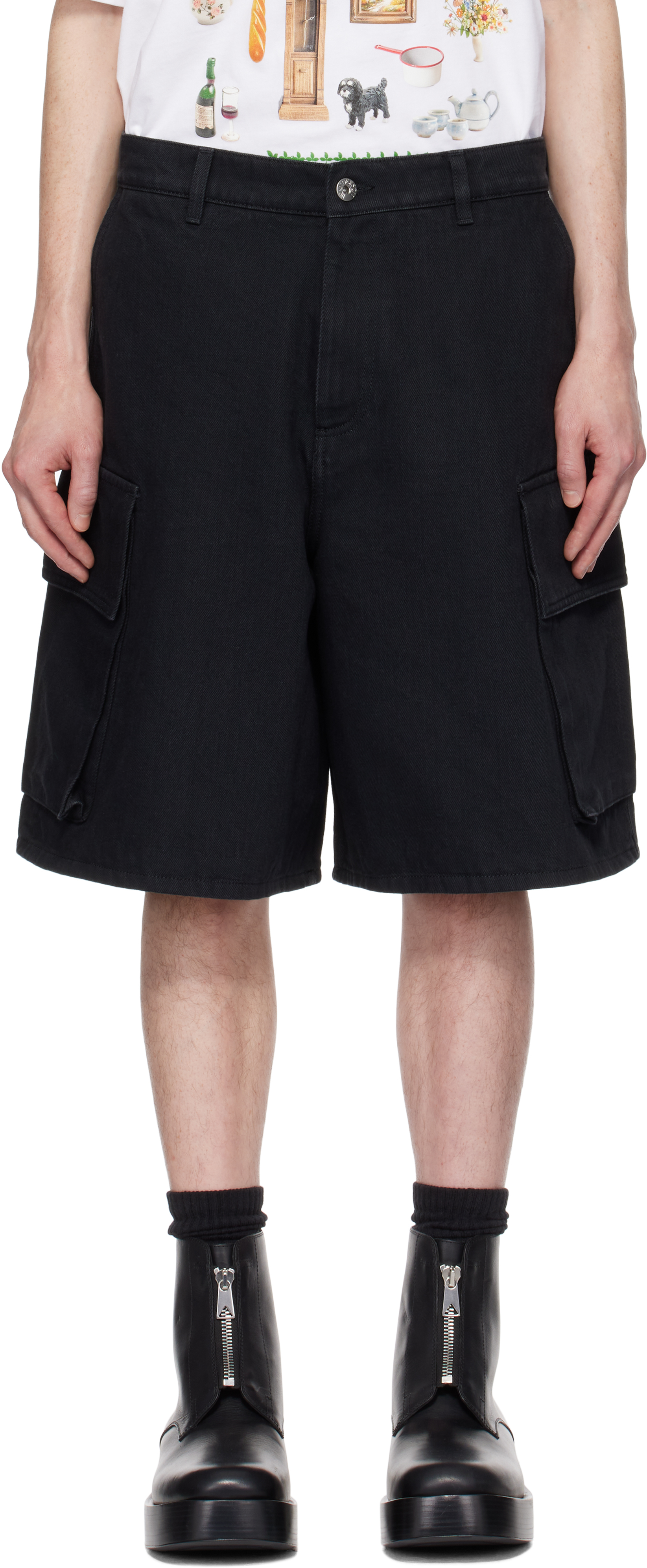 

Джинсовые шорты карго JW Anderson