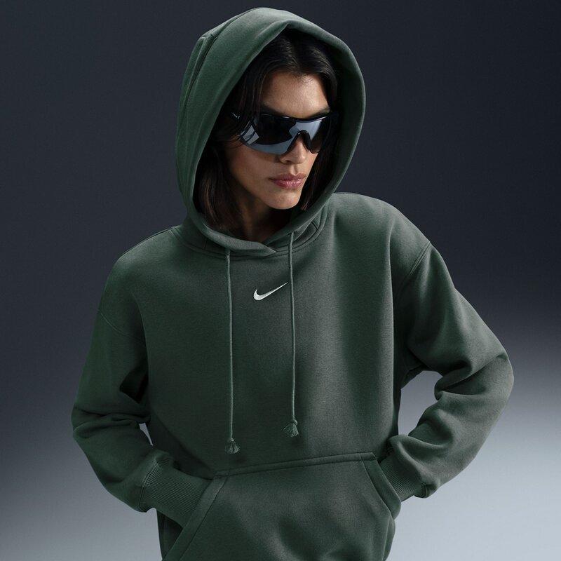 

Hooded sweatshirt w nsw phnx flc os po hoodie Nike, мультиколор