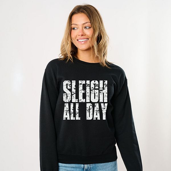 

Графический свитшот Sleigh all day block distressed Simply Sage Market, Midnight, Зеленый, Графический свитшот Sleigh all day block distressed Simply Sage Market, Midnight
