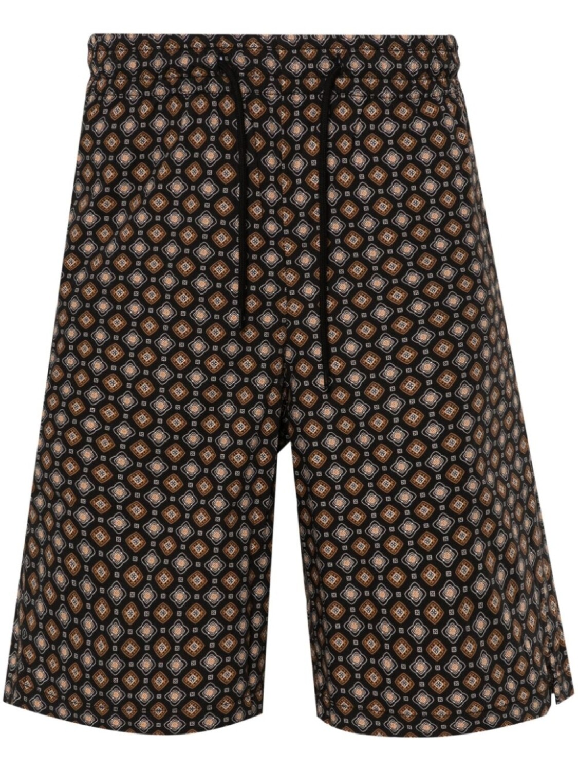 

A.P.C. шорты Vincento с геометричным узором, черный