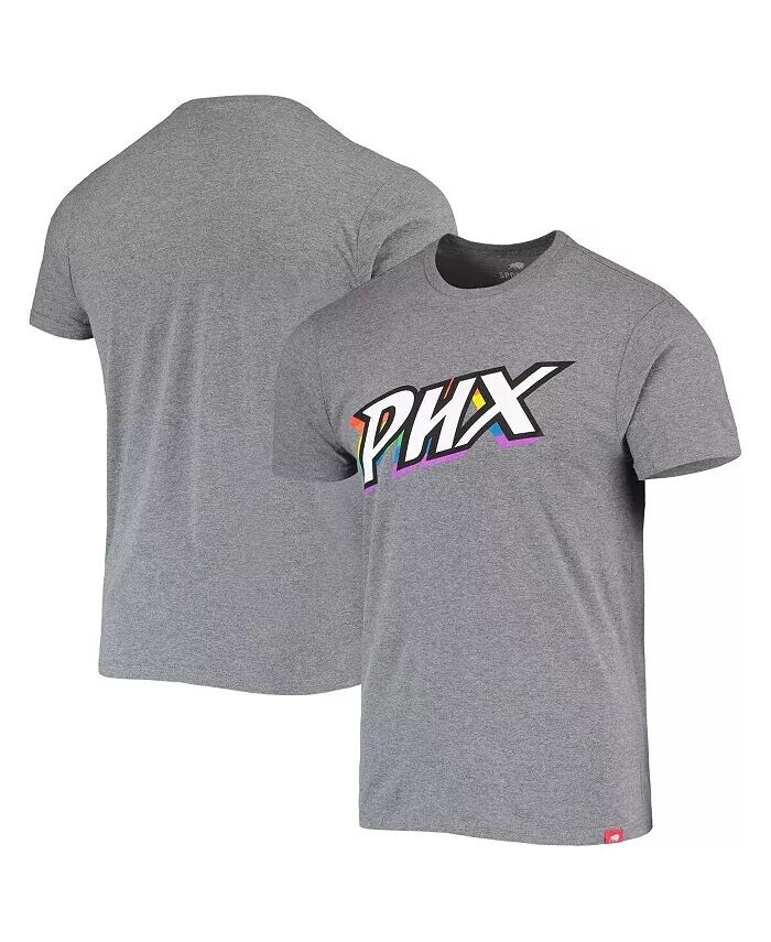 

Мужская и женская серая футболка Phoenix Mercury Pride Tri-Blend с меланжевым оттенком Sportiqe