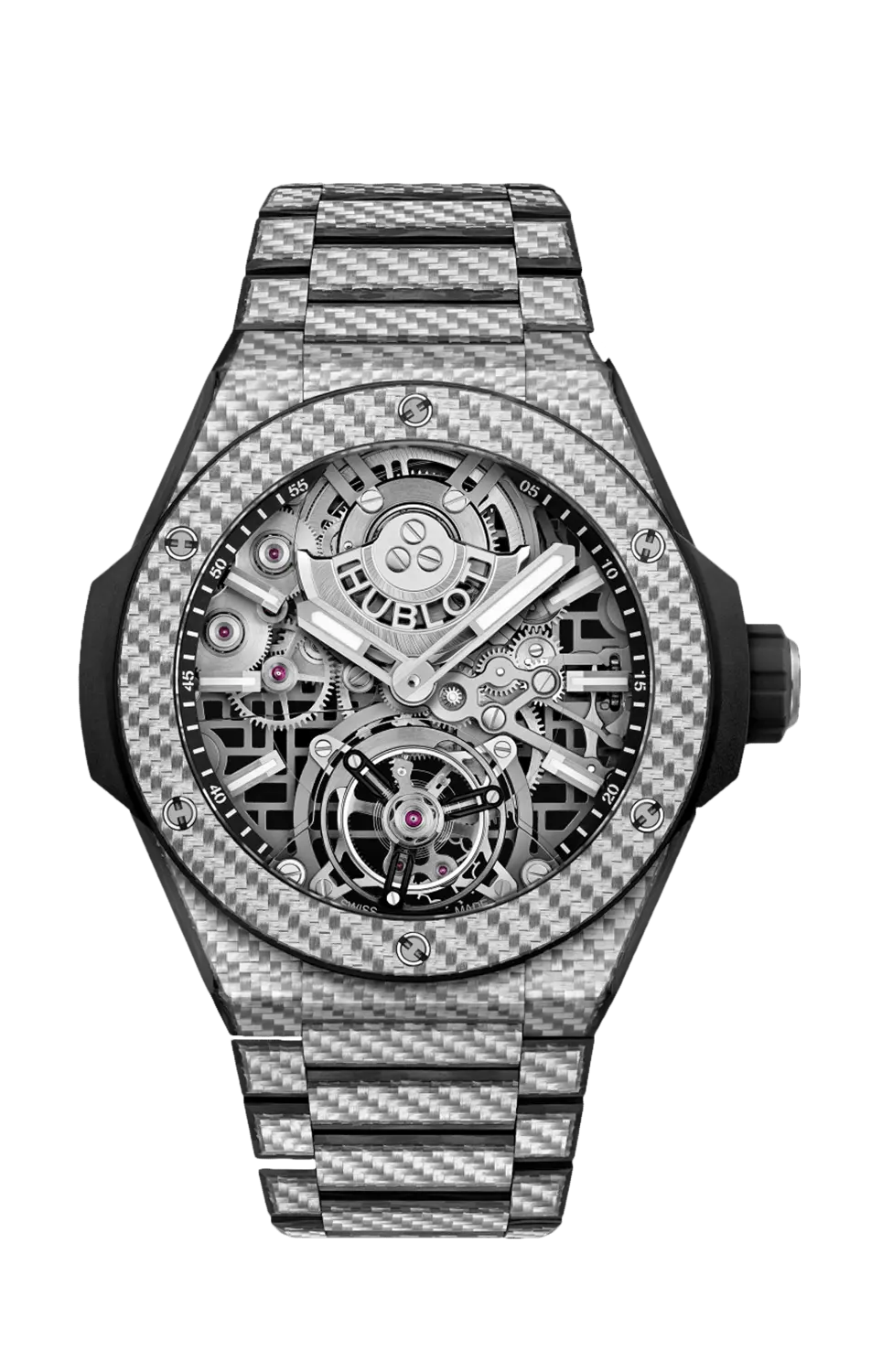

Часы big bang tourbillon integrato full carbon 43 мм limited edition Hublot
