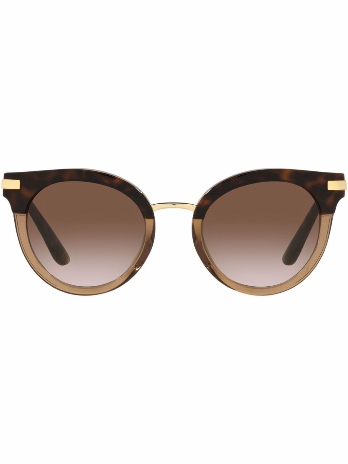 

Солнцезащитные очки в оправе 'кошачий глаз' Dolce & Gabbana Eyewear, коричневый