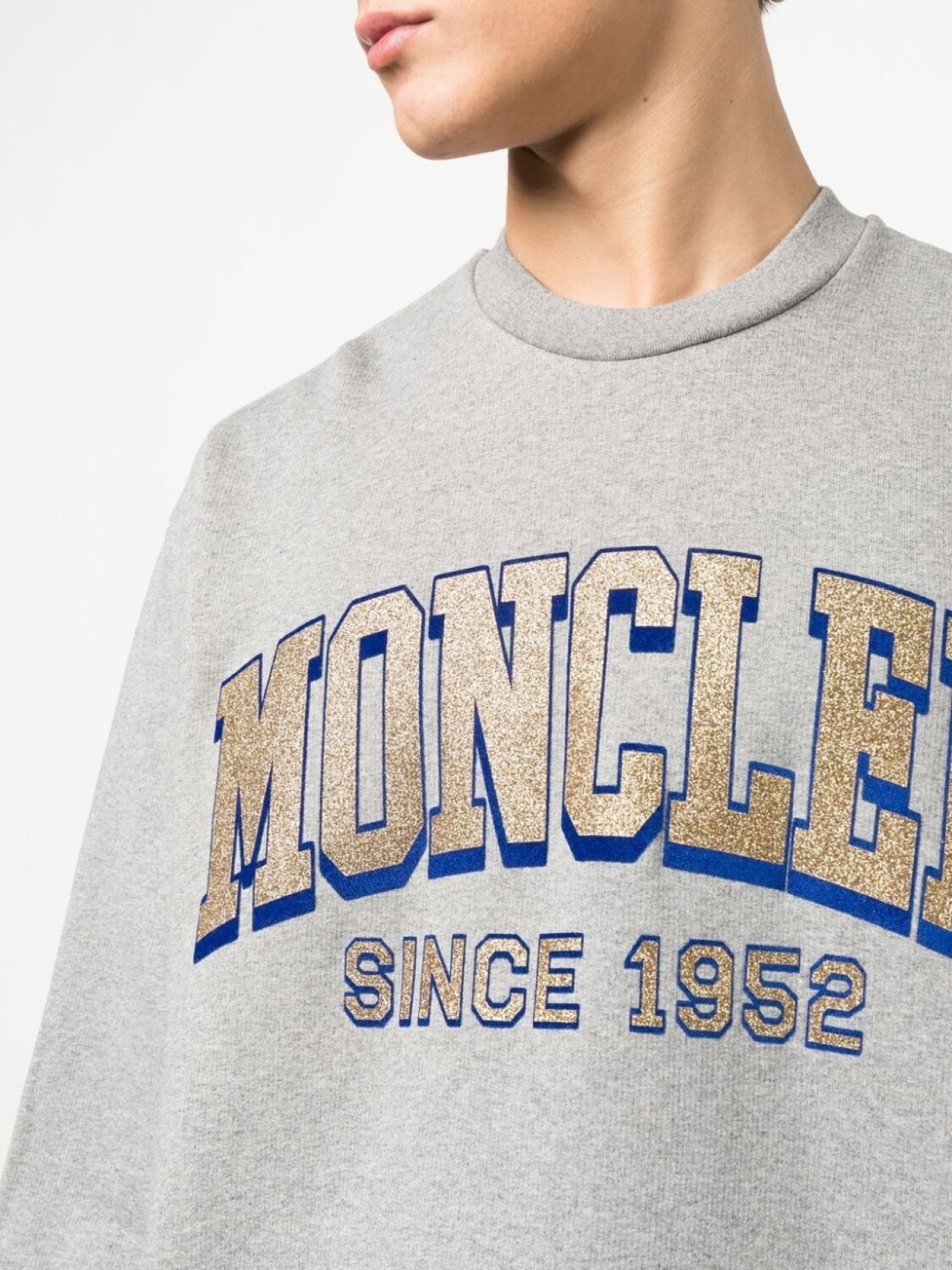 

Moncler джемпер с логотипом, серый